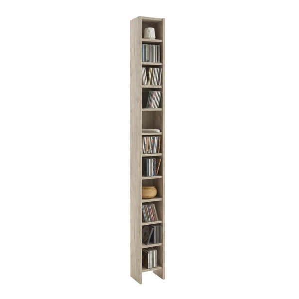 Latitude Run Melamine 11 Tier Open DVD/CD Shelf Wayfair.co.uk